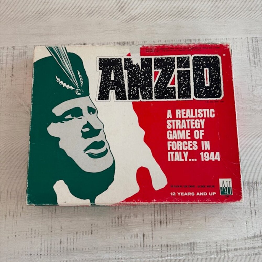 Rare, vintage 1969 Avalon Hill Anzio (partially unpunched)